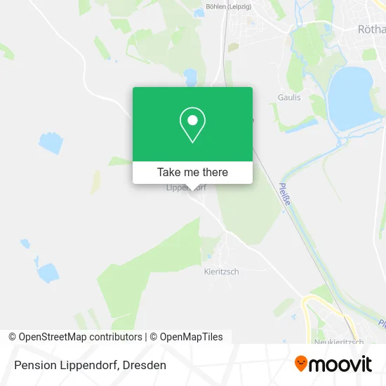 Карта Pension Lippendorf