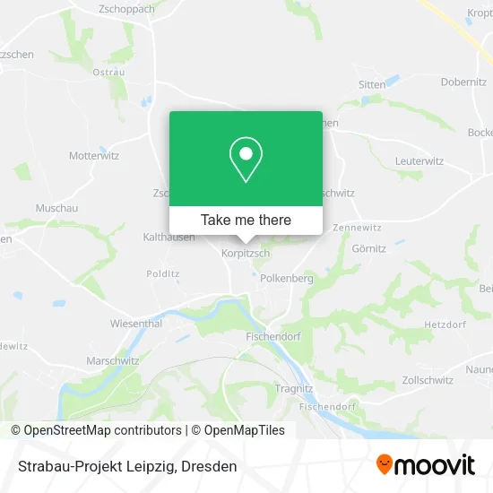 Карта Strabau-Projekt Leipzig