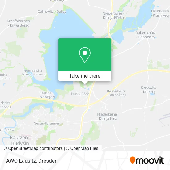 Карта AWO Lausitz
