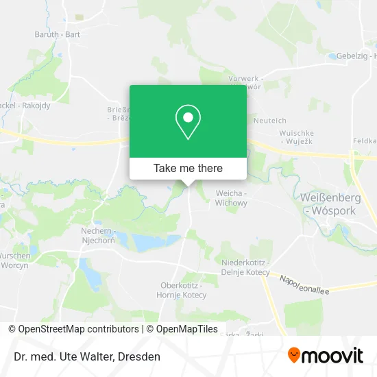 Карта Dr. med. Ute Walter