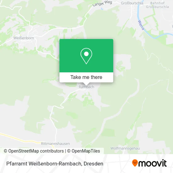 Карта Pfarramt Weißenborn-Rambach