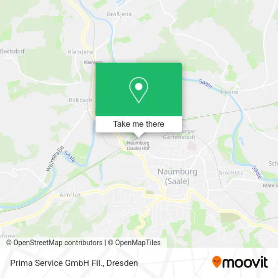 Карта Prima Service GmbH Fil.