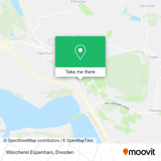 Карта Wäscherei Espenhain