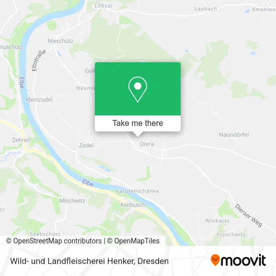 Карта Wild- und Landfleischerei Henker