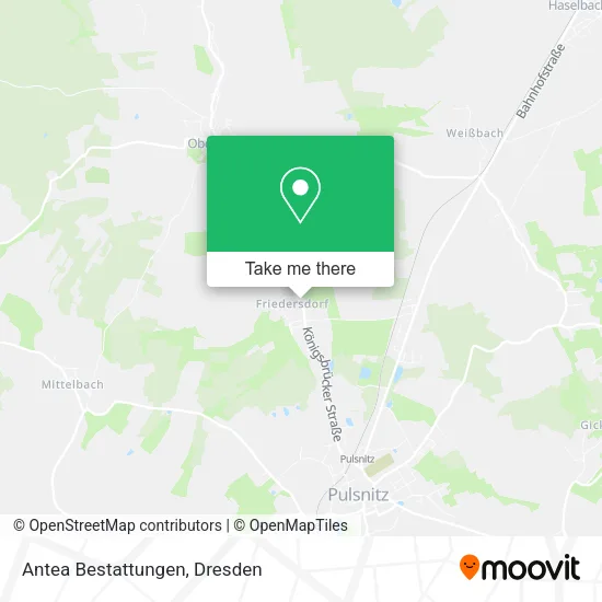 Карта Antea Bestattungen