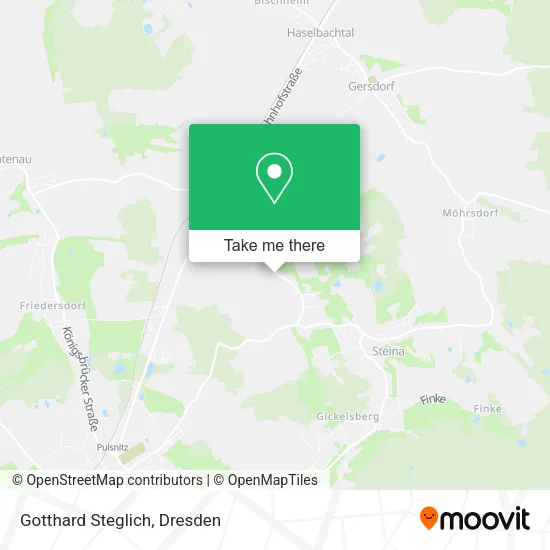 Карта Gotthard Steglich