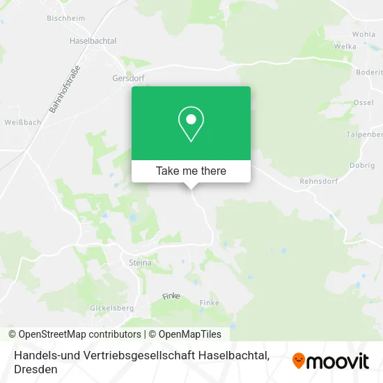 Карта Handels-und Vertriebsgesellschaft Haselbachtal