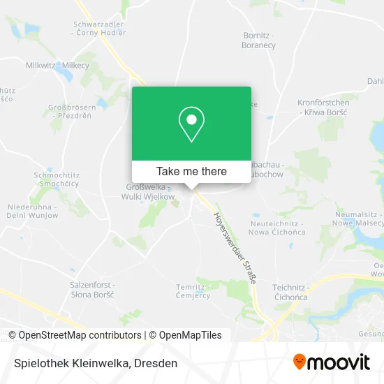 Карта Spielothek Kleinwelka