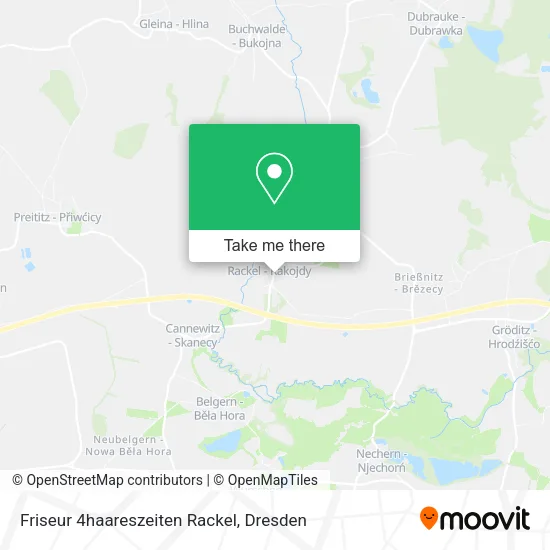 Карта Friseur 4haareszeiten Rackel
