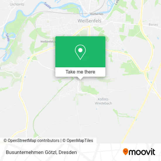 Карта Busunternehmen Götzl