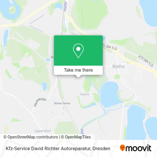 Карта Kfz-Service David Richter Autoreparatur