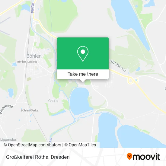 Карта Großkelterei Rötha