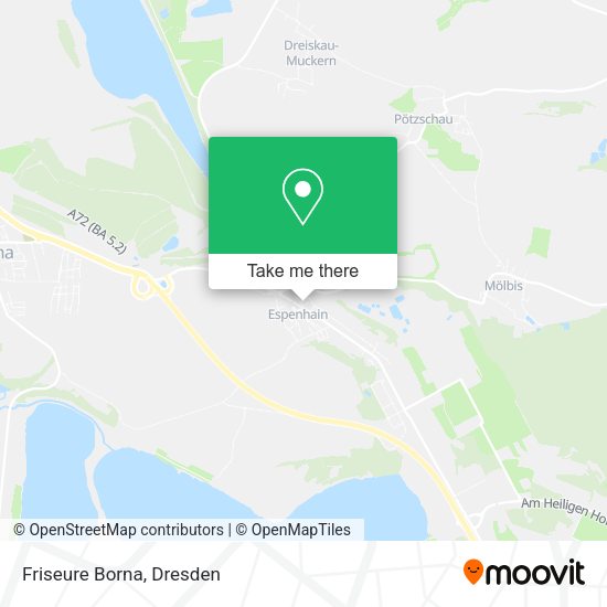 Карта Friseure Borna