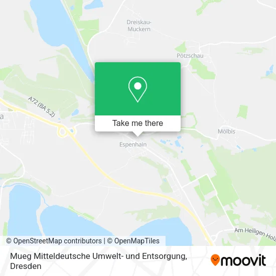 Карта Mueg Mitteldeutsche Umwelt- und Entsorgung