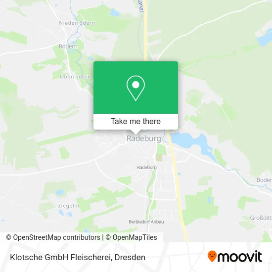 Карта Klotsche GmbH Fleischerei