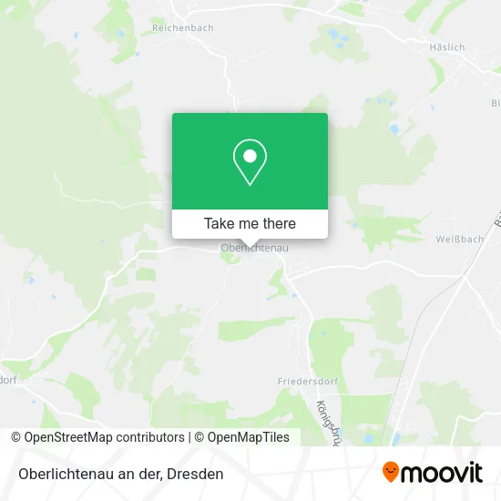 Карта Oberlichtenau an der