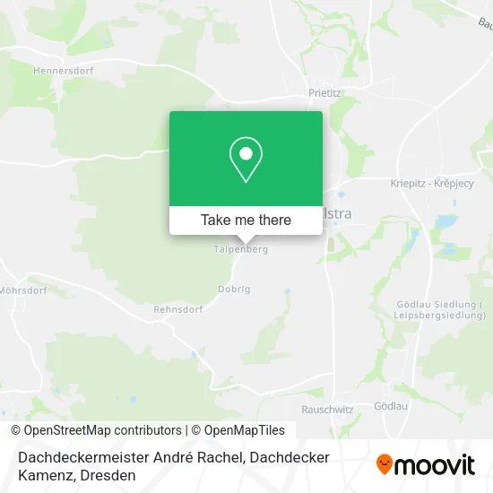 Карта Dachdeckermeister André Rachel, Dachdecker Kamenz