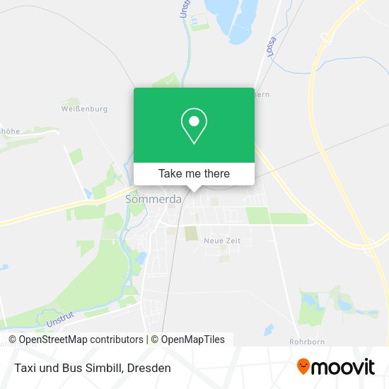 Карта Taxi und Bus Simbill