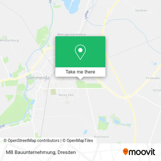 Карта MB Bauunternehmung