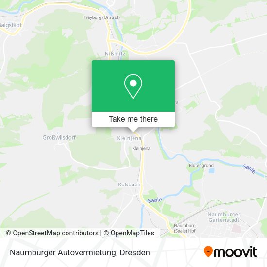 Карта Naumburger Autovermietung