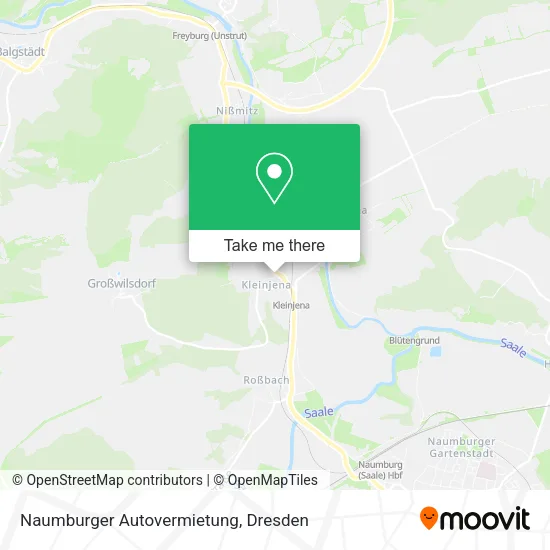 Карта Naumburger Autovermietung