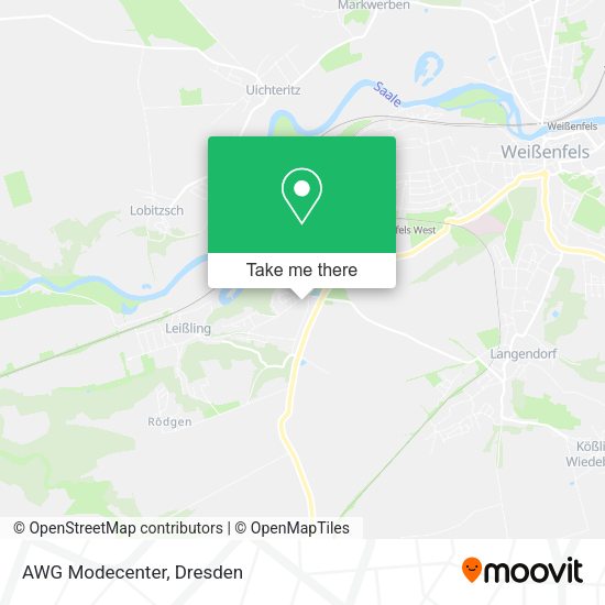 AWG Modecenter map