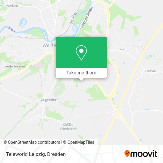 Карта Teleworld Leipzig