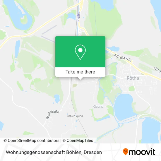 Карта Wohnungsgenossenschaft Böhlen