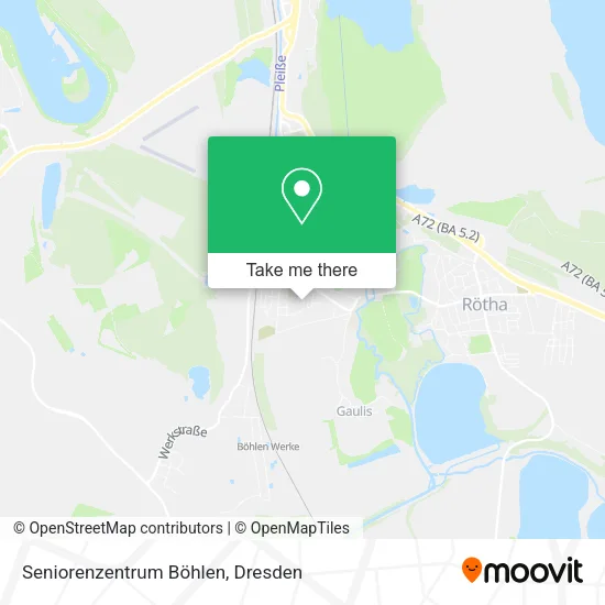 Карта Seniorenzentrum Böhlen