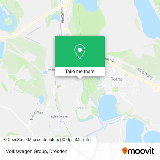 Карта Volkswagen Group