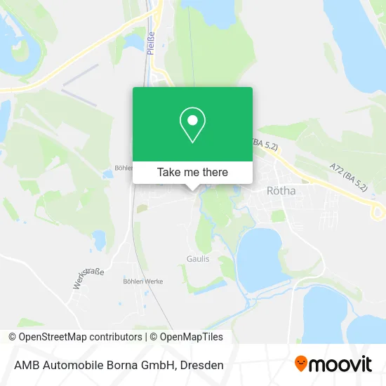 Карта AMB Automobile Borna GmbH