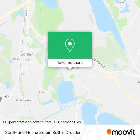 Карта Stadt- und Heimatverein Rötha