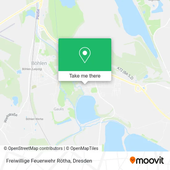 Карта Freiwillige Feuerwehr Rötha