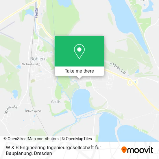 Карта W & B Engineering Ingenieurgesellschaft für Bauplanung
