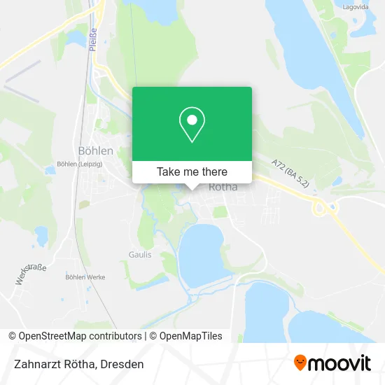 Карта Zahnarzt Rötha