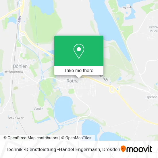 Карта Technik -Dienstleistung -Handel Engermann