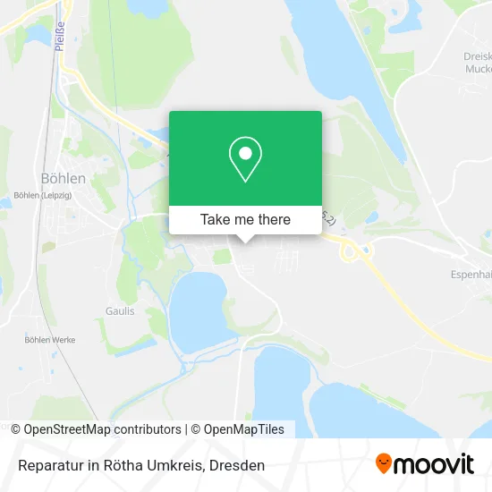 Карта Reparatur in Rötha Umkreis