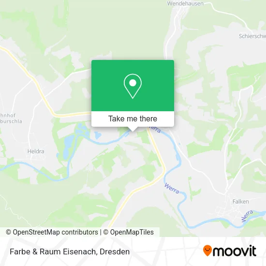 Карта Farbe & Raum Eisenach
