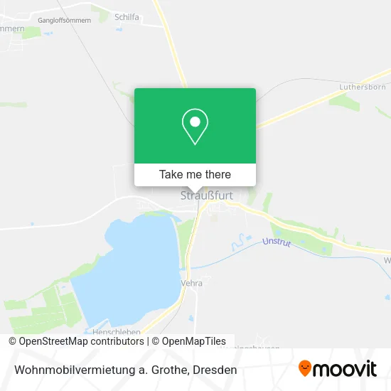 Карта Wohnmobilvermietung a. Grothe