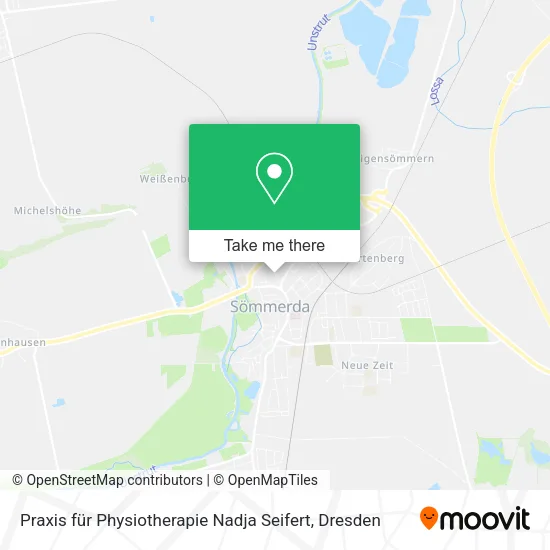 Карта Praxis für Physiotherapie Nadja Seifert