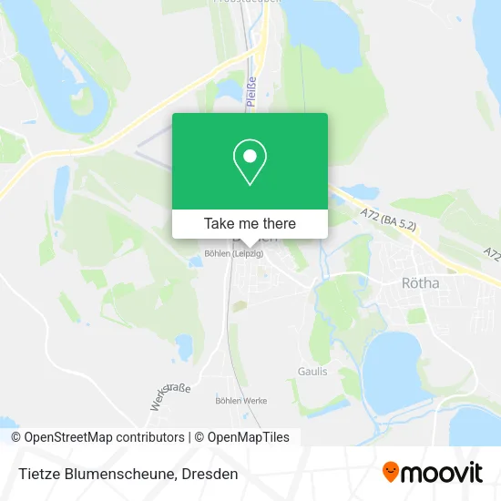 Карта Tietze Blumenscheune
