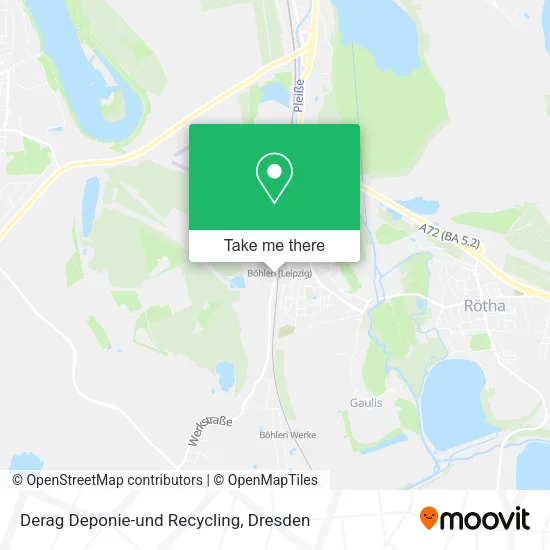 Карта Derag Deponie-und Recycling