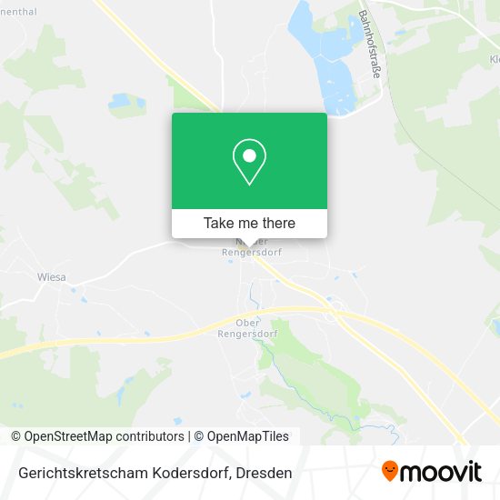 Карта Gerichtskretscham Kodersdorf