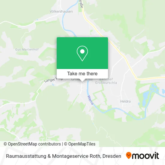 Карта Raumausstattung & Montageservice Roth