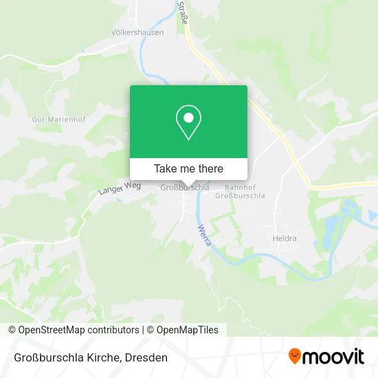 Карта Großburschla Kirche