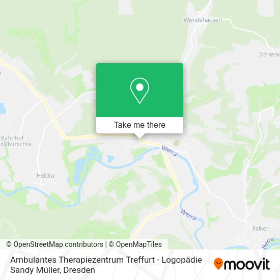 Карта Ambulantes Therapiezentrum Treffurt - Logopädie Sandy Müller