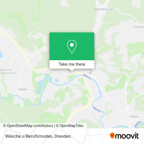 Карта Wäsche u Berufsmoden