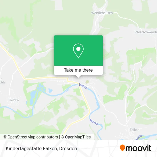 Карта Kindertagestätte Falken