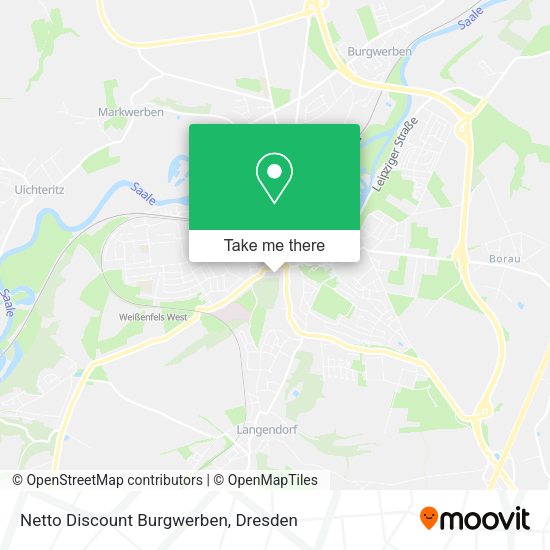 Карта Netto Discount Burgwerben