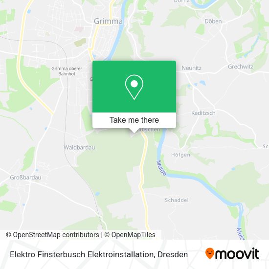 Карта Elektro Finsterbusch Elektroinstallation